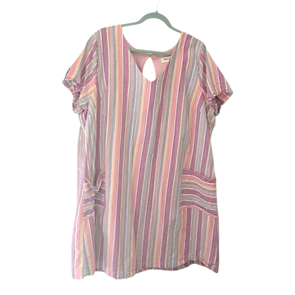 Impressions Pink Dress with Pockets